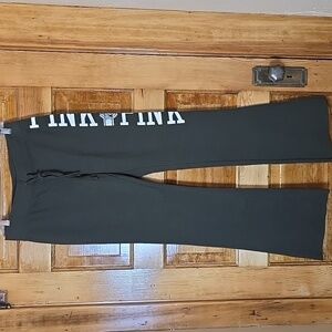 PINK Victoria's Secret Olive Green Yoga Pants M